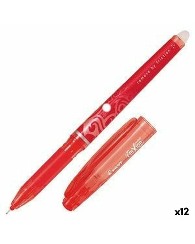 Pilot Frixion Point Penna Cancellabile Rossa - Inchiostro Liquido, 12 Pz
