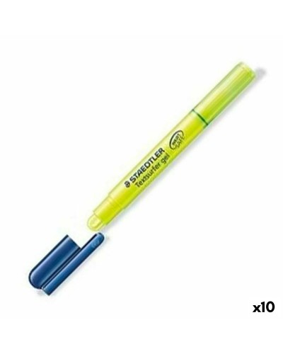 Fluoresentti tussi Staedtler Textsurfer Gel Keltainen 10 Kappaletta (10 osaa)