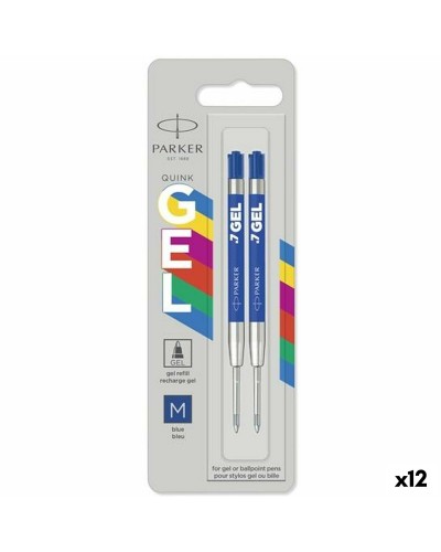 Parker Jotter Kugelschreiberminen Blau - Blisterpackung mit 12 Stück
