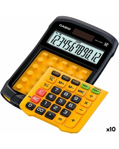 Calcolatrice Casio WM-320MT Giallo Nero 3,3 x 10,9 x 16,9 cm (10 Unità)