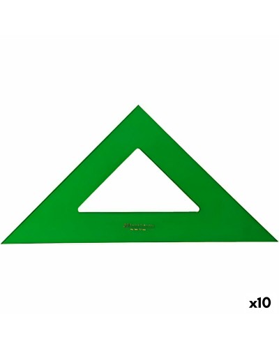 Driehoek Faber-Castell Groen 28 cm (10 Stuks)