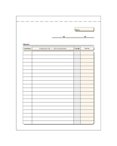 Libro Fatture 15x21 cm - 10 Unità - Ricevute Fiscali - Contabilità
