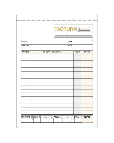 Livre de Factures 15x21 cm - Carnet de Reçus Fiscaux - 10 Unités
