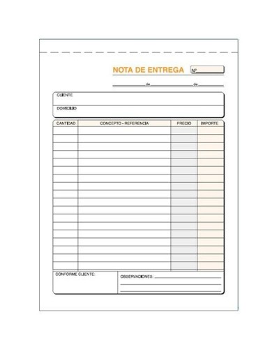 Livre de Livraisons 15x21 cm - Reçus Fiscaux - Bloc de Factures (5 Unités)
