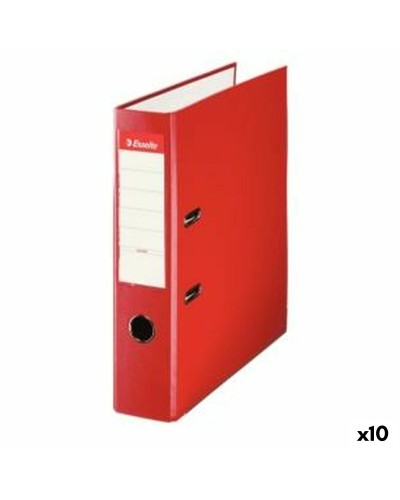 Esselte Classificatore a Leva A4 Rosso - Pack 10pz - Archivio Ufficio
