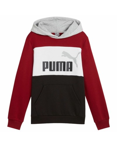 Puma Felpa con Cappuccio Bambino Essentials Block - Sport & Tempo Libero
