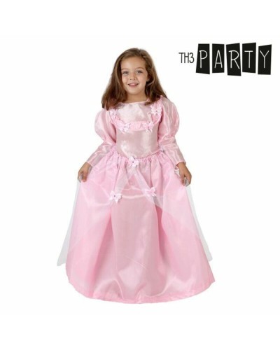 Disfraz de Fiesta Niña Rosa Fantasía - Vestido Carnaval 1 Pieza
