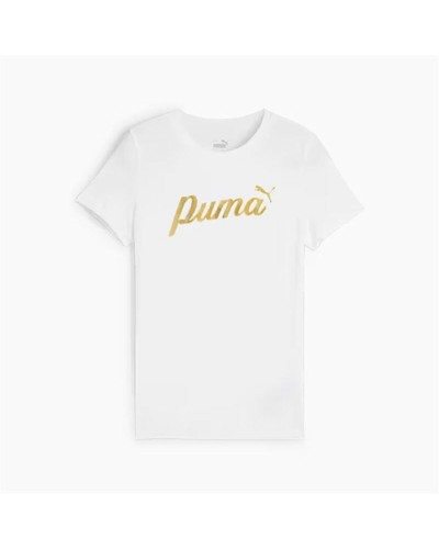 T-Shirt met Korte Mouwen voor kinderen Puma