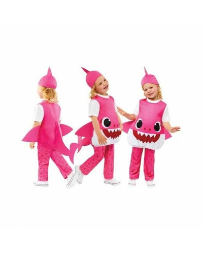 Baby Shark - Costume Bébé Rose 3 Pièces - Protection UV, Mer & Piscine
