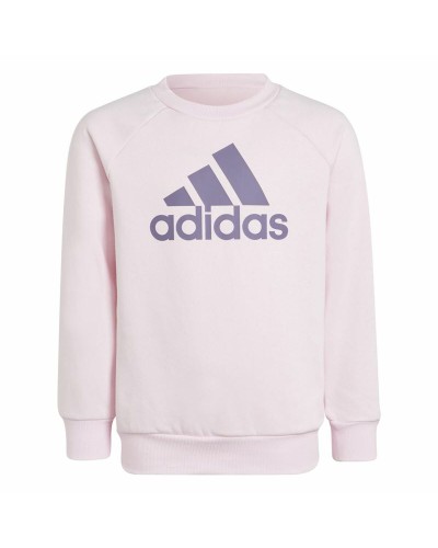 Chándal Infantil Adidas Lk Bos Jog Fleece Rosa