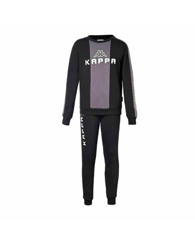 Kappa Black Tracksuit for Kids 8031T0056 - Comfortable & Sporty
