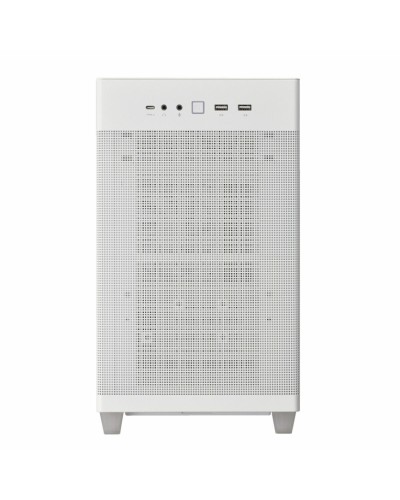 Asus Prime AP201 Blanco - Caja de PC de Escritorio ATX/MicroATX - Diseño Compacto
