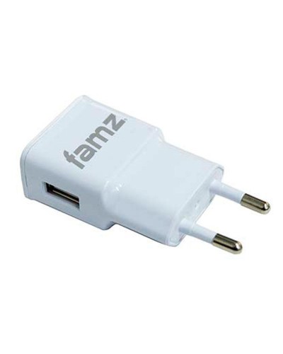 Famz White USB Wall Charger - Fast Charging Smartphone & Tablet
