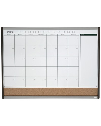 Nobo Agenda Mensile da Muro, Planning Annuale, Cancellabile a Secco
