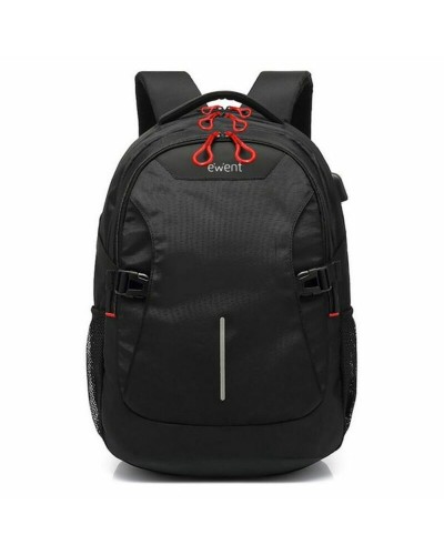Ewent EW2526 Mochila para Portátil 15.6" con USB - Tablet y Notebook
