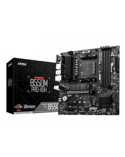 MSI B550M PRO-VDH Carte Mère mATX AM4 - Ryzen, DDR4, PCIe 4.0
