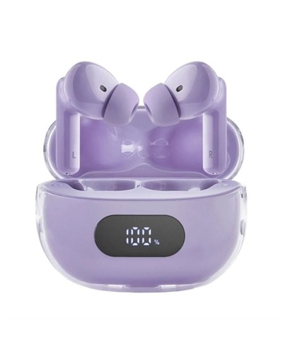 Hoofdtelefoon met microfoon INTENSO Buds Plus Paars