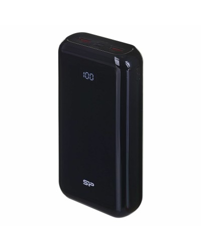 Power Bank 20000mAh Silicon Power Negra - Carga Rápida Portátil
