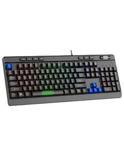 Sparco Tastiera Gaming Nera QWERTY Spagnolo - Ideale per Videogiochi
