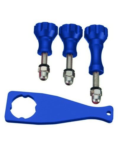 KSIX Chiave Multifunzione Fotocamera Sportiva - Tool Regolazione Azzurro
