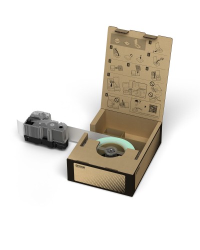 Epson C53S667003 Etiketten Schwarz - Thermorollenetiketten für Drucker
