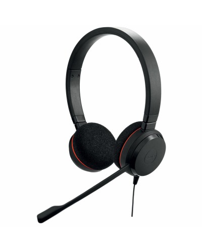 Jabra EVOLVE 20 Headphones with Microphone - Black - Optimized Calls
