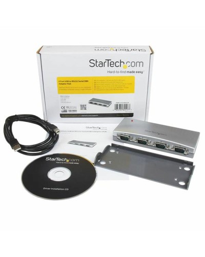 Startech Adaptateur USB vers Série RS232 4 Ports - Argent
