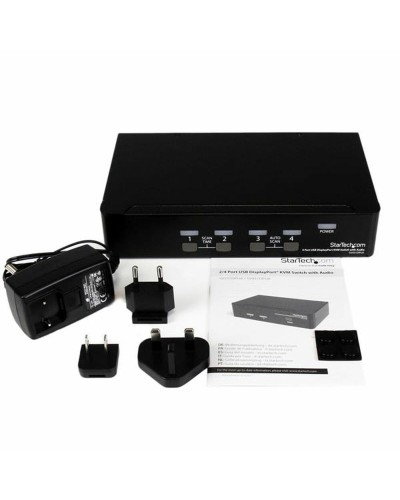 StarTech.com 4 Port USB VGA Audio KVM Switch - PC Sharing
