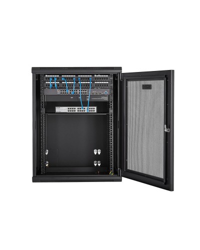 Seinäasennettava laitekaappi Startech RK1520WALHM