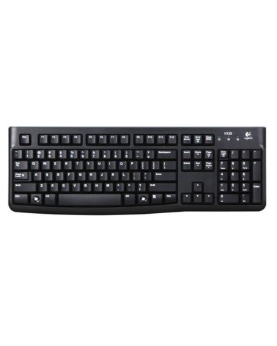 Toetsenbord Logitech K 120 Zwart Qwerty Spaans