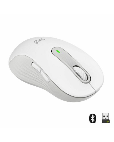 Logitech M185 Souris sans Fil Blanche - Portable, Ergonomique, PC/Ordinateur Portable
