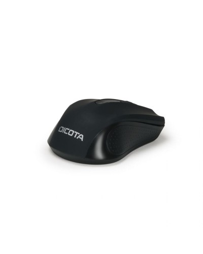 Dicota D31659 Ratón Inalámbrico Negro - Óptico, Ergonómico, Portátil
