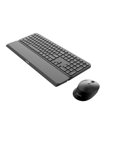 Philips SPT6607B/16: Black Wireless Keyboard and Mouse - Complete Kit
