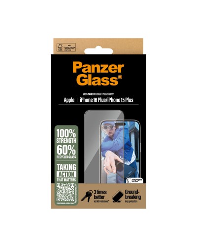 PanzerGlass Protection Écran Apple iPhone [Modèle] - Verre Trempé Ultra Résistant
