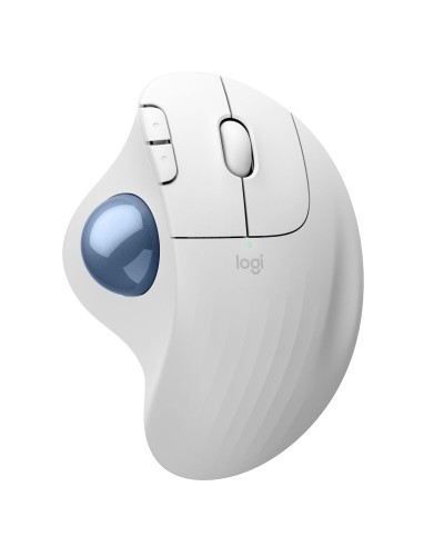 Logitech M575S Mouse Wireless Ergonomico - Bianco
