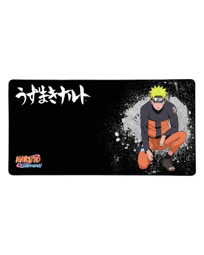 Konix Gaming Mouse Pad Black/Orange - Optimized Surface for Precision

