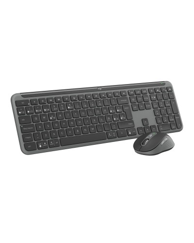 Logitech MK950 Grafite: Tastiera e Mouse Wireless QWERTY Spagnolo
