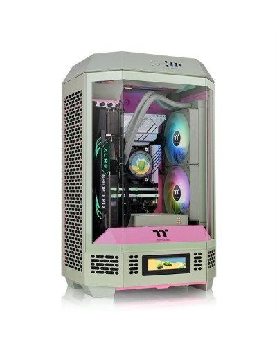 Thermaltake Tower 300 Matcha Plum - Case PC ATX Mid-Tower Gaming
