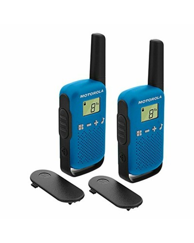 Motorola T42 Bleu Talkie-Walkie - Portée 4km - Communications Faciles
