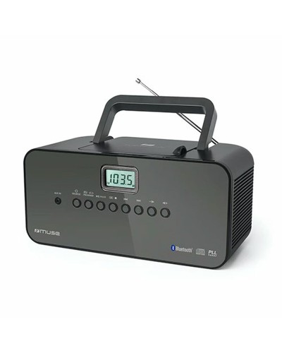 Radio met cd- en mp3-speler en Bluetooth Muse M-22 BT Zwart Multicolour
