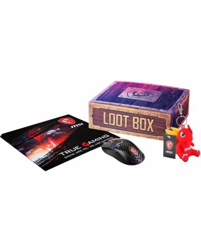 MSI Loot Box 1 Kabellose Gaming Maus Schwarz - Präzision und Komfort
