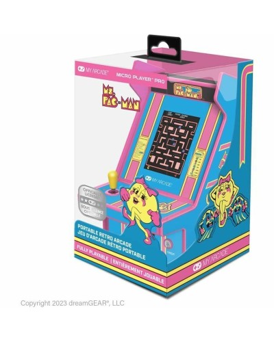 Console de Jeu Portable My Arcade Micro Player PRO - Ms. Pac-Man Retro Games Bleu