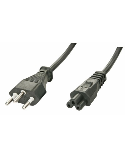 LINDY Power Cord 2m Black - IEC C13 to Schuko - PC, Monitor

