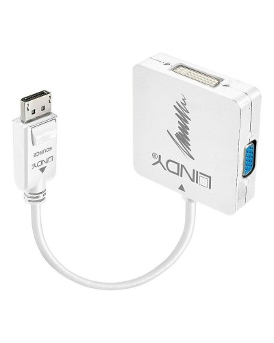 LINDY Adaptateur HDMI vers DVI Blanc - Haute Qualité Vidéo Numérique
