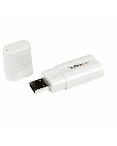 StarTech ICUSBAUDIO Carte Son Externe USB - Blanc - Audio Hi-Fi pour PC et Ordinateur Portable
