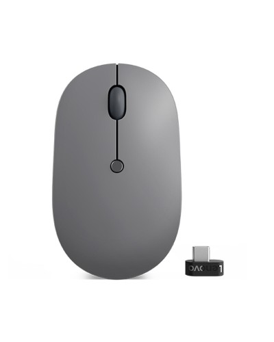 Lenovo Mouse Wireless 4Y51C21216 Nero Grigio Ottico Ergonomico
