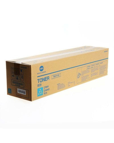 Konica Minolta TN-711C Original Cyan Toner - High Yield Printing
