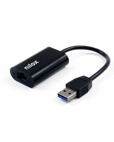 Nilox Câble Adaptateur Ethernet RJ45 vers USB-A - Connexion Internet Rapide
