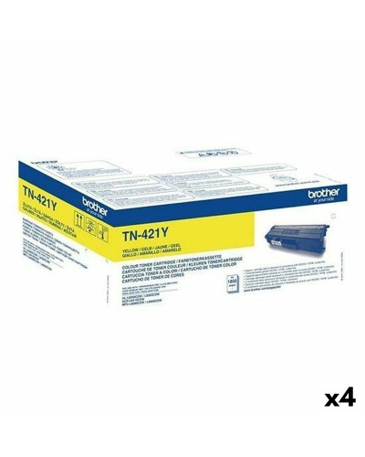 Brother Toner Gelb DCP - 4er-Pack - Original Hohe Qualität
