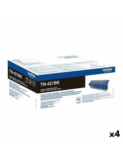 Tóner Brother DCP Negro - 4 Unidades - Compatible con Impresoras Láser
